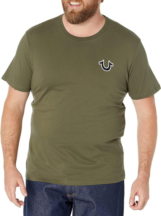 Men'S Buddha Logo CEW Neck Tee Shirt